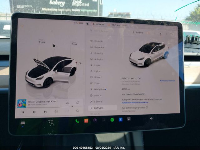 7SAYGDEEXNF409323 Tesla Model Y Long Range Dual Motor All-wheel Drive
