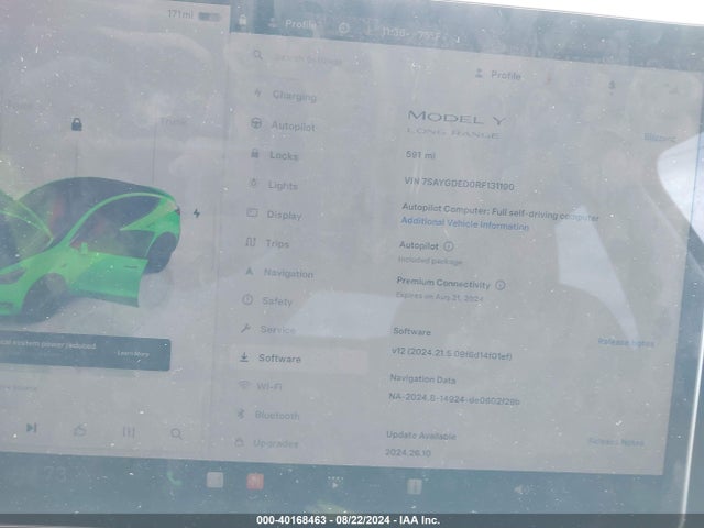 2024 TESLA MODEL Y 7SAYGDED0RF131190 Photo 6