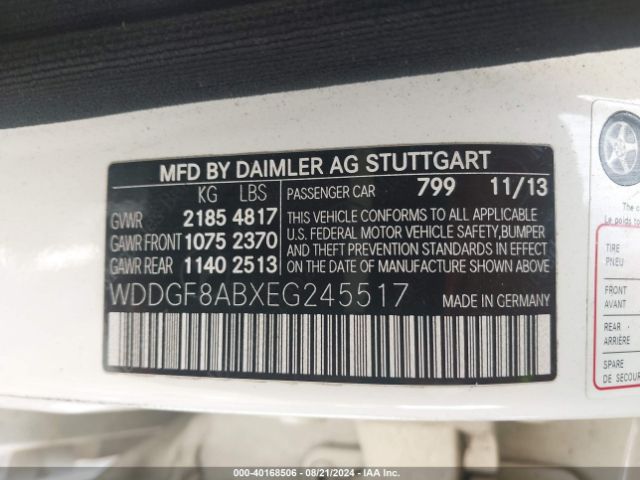 WDDGF8ABXEG245517 Mercedes-Benz C 300 Luxury 4matic/sport 4matic