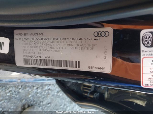 WAUHGAFC2FN010494 Audi A6 3.0t Premium Plus
