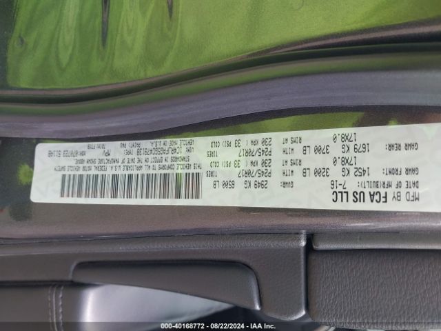 1C4RJFAG5GC479138 Jeep Grand Cherokee Laredo
