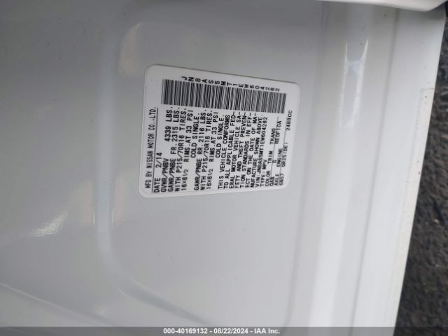 JN8AS5MT1EW604262 Nissan Rogue Select S