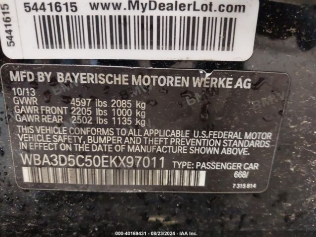 WBA3D5C50EKX97011 BMW 328d Xdrive