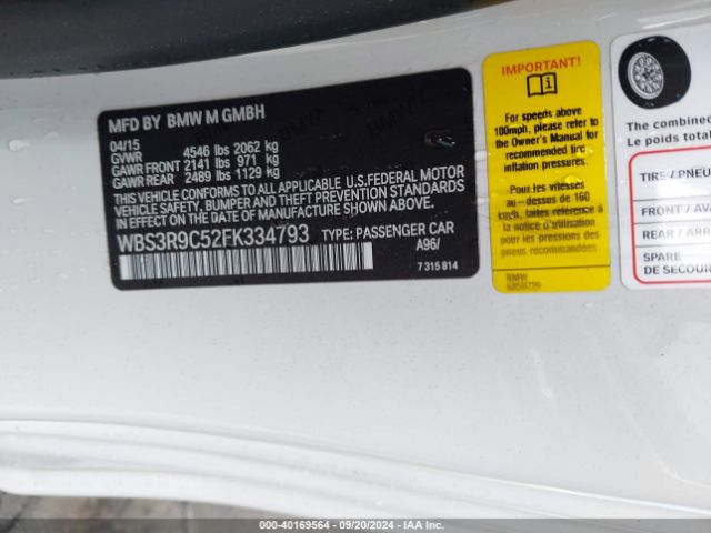 WBS3R9C52FK334793 BMW M4