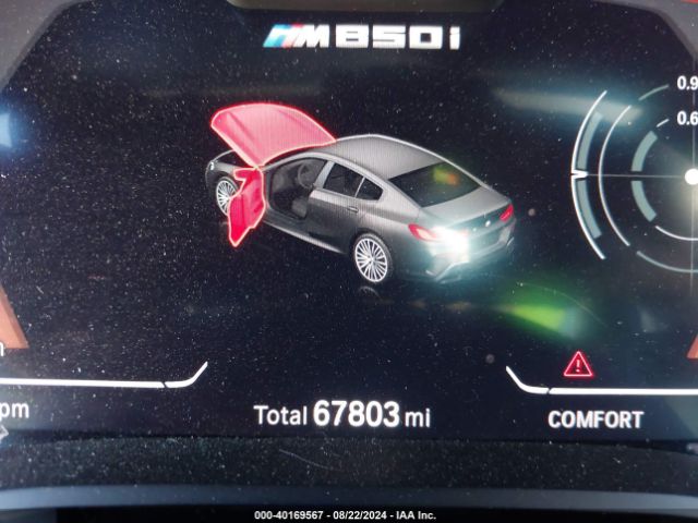 WBAGV8C04NCH95196 BMW M850i Gtan Coupe Xdrive