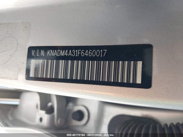 KIA RIO LX 2015 KNADM4A31F6460017 Image 9