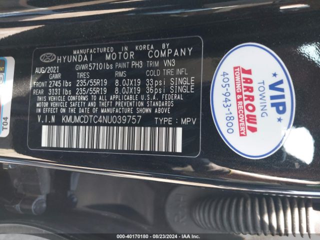 KMUMCDTC4NU039757 Genesis Gv70 3.5t Awd Sport