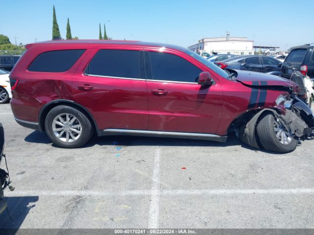 1C4RDHAG4JC474037 Dodge Durango Sxt Rwd