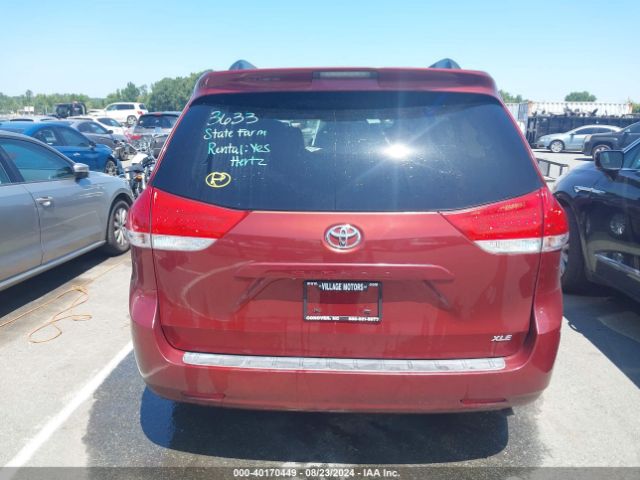 5TDYK3DC7ES411273 Toyota Sienna Xle V6 8 Passenger