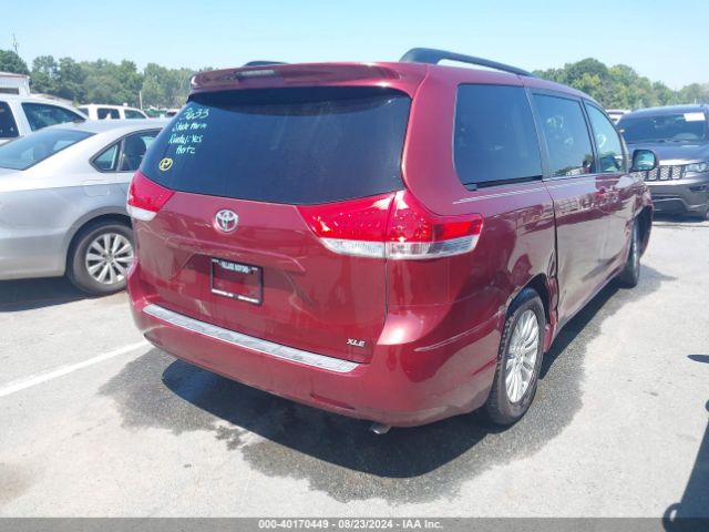 5TDYK3DC7ES411273 Toyota Sienna Xle V6 8 Passenger