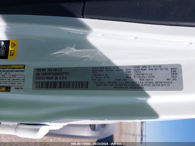 1C4PJXFG3RW307701 Jeep Wrangler 4-door Rubicon 4x4
