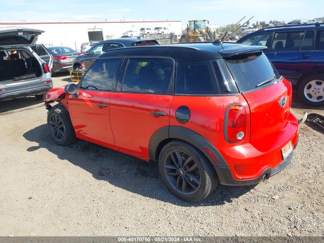 2011 MINI COOPER S COUNTRYMAN WMWZC3C50BWL80624 Photo 2