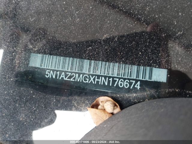 5N1AZ2MGXHN176674 Nissan MURANO S