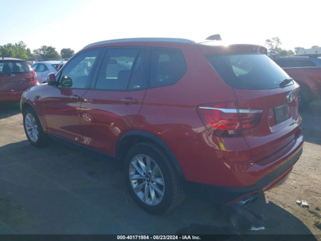 5UXWZ7C53F0M83085 BMW X3 Sdrive28i