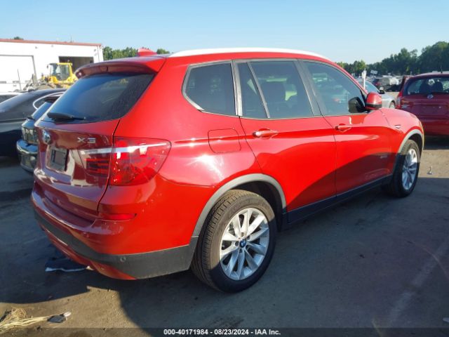 5UXWZ7C53F0M83085 BMW X3 Sdrive28i