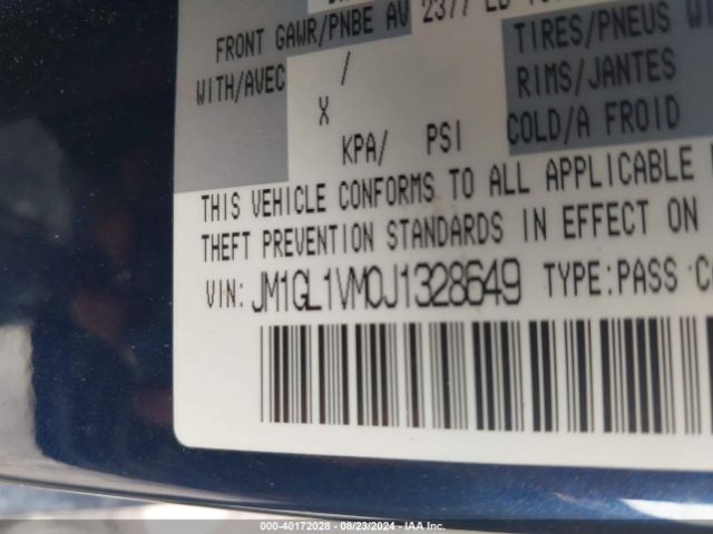 JM1GL1VM0J1328649 Mazda Mazda6 Touring