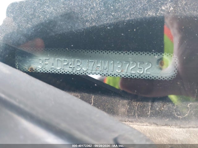Ford FIESTA SE 2017 3FADP4BJ7HM137252 Image 9