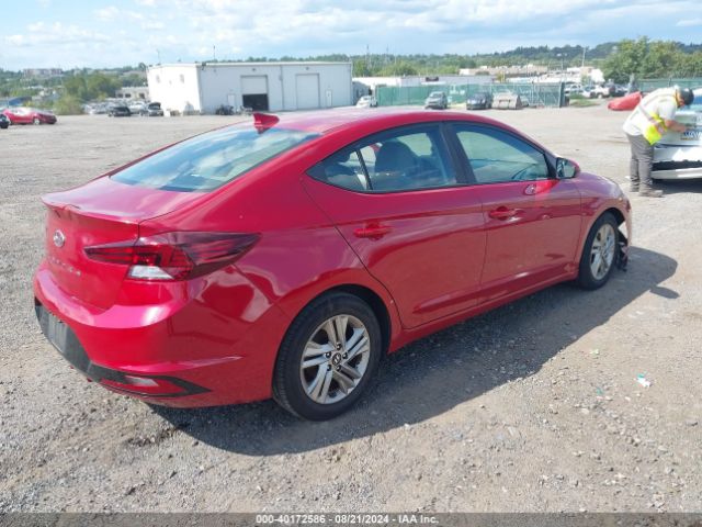 5NPD84LF4KH421419 Hyundai ELANTRA SEL