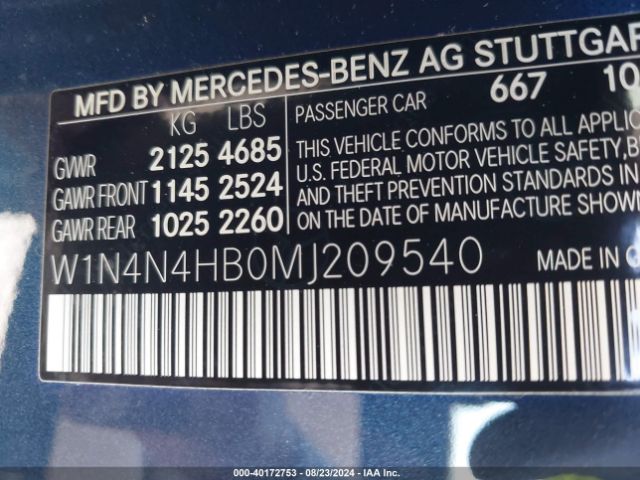 2021 MERCEDES-BENZ GLA 250 W1N4N4HB0MJ209540 Photo 8