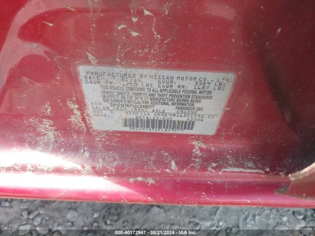 3N1CN7AP1EL849277 Nissan Versa 1.6 Sl