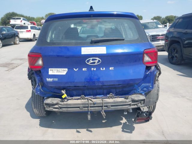 KMHRB8A36NU133639 Hyundai Venue Se