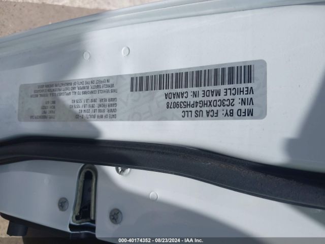2C3CDXHG4PH539078 Dodge CHARGER GT
