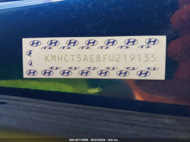 KMHCT5AE8FU219135 Hyundai ACCENT GS
