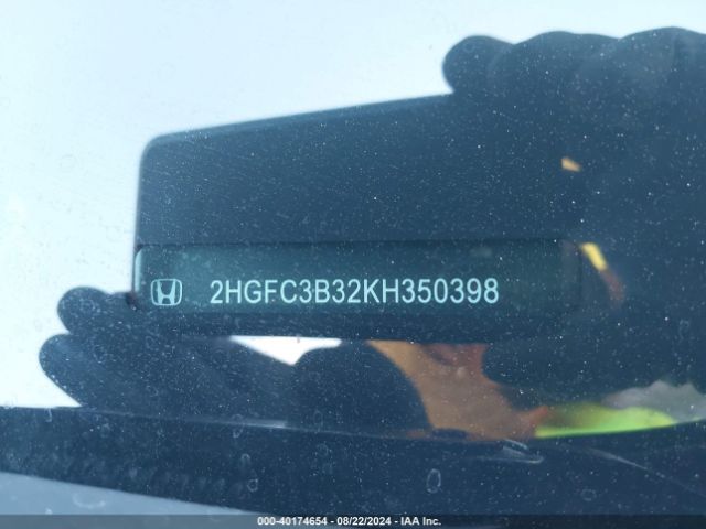 2019 HONDA CIVIC 2HGFC3B32KH350398 Photo 8