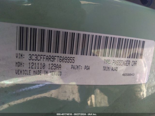 3C3CFFAR9FT609955 Fiat 500 POP