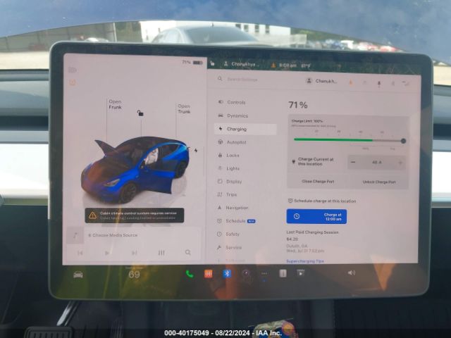 7SAYGDEE7PF710456 Tesla Model Y Awd/long Range Dual Motor All-wheel Drive