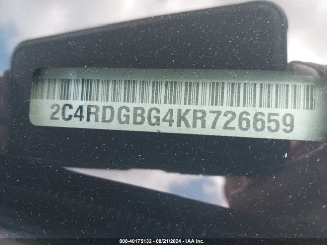 2C4RDGBG4KR726659 Dodge Grand Caravan Se