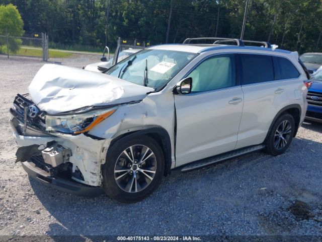 5TDKKRFH1GS122281 Toyota Highlander Xle V6