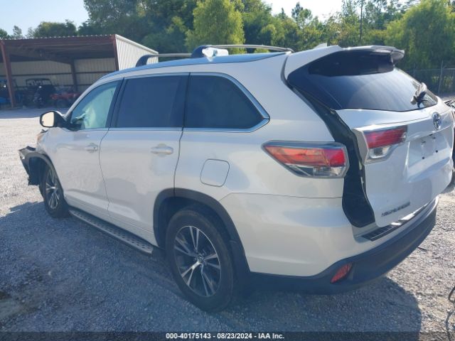 5TDKKRFH1GS122281 Toyota Highlander Xle V6
