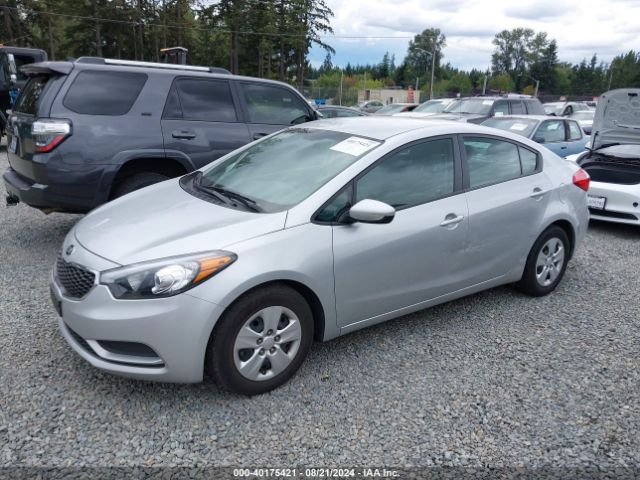 KNAFK4A68G5503252 KIA FORTE LX