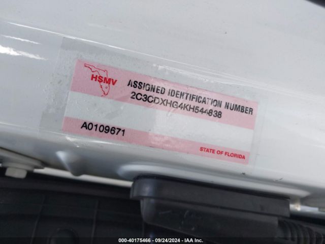 2C3CDXHG4KH544838 Dodge Charger Gt Rwd