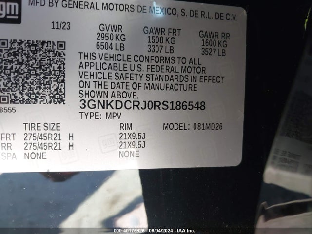 Chevrolet Blazer Ev Eawd Rs 2024 3GNKDCRJ0RS186548 Image 9
