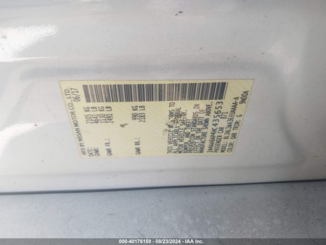 1N4AA6AP4HC435653 Nissan Maxima 3.5 Sr