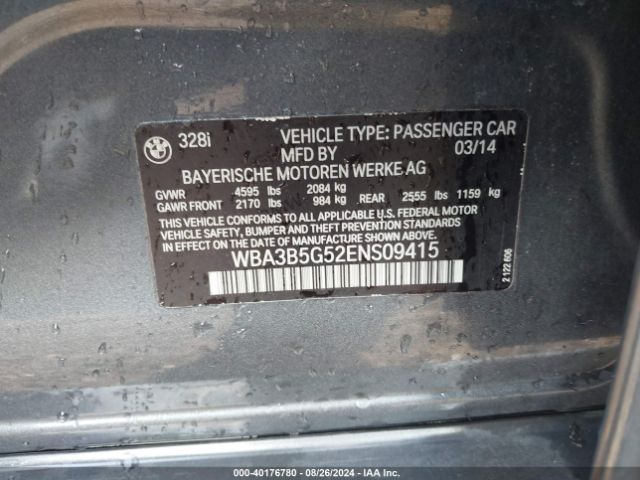 WBA3B5G52ENS09415 BMW 328i Xdrive