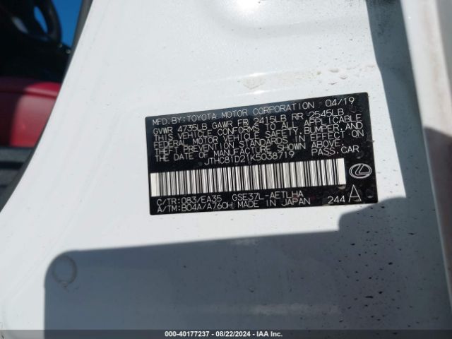 JTHC81D21K5038719 Lexus IS 300