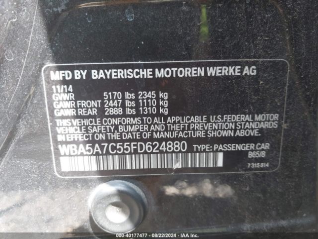 WBA5A7C55FD624880 BMW 528i Xdrive