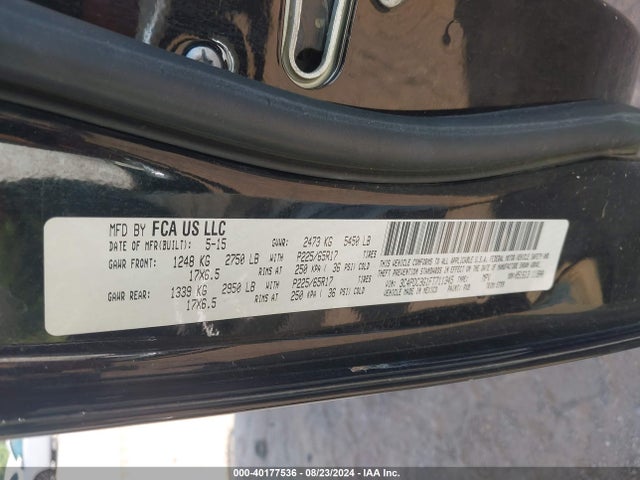 3C4PDCBG1FT711345 Dodge Journey Sxt