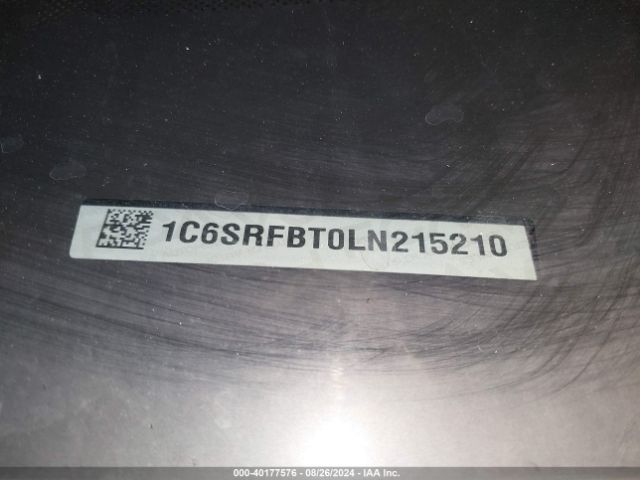 1C6SRFBT0LN215210 RAM 1500 Big Horn Quad Cab 4x4 6'4 Box