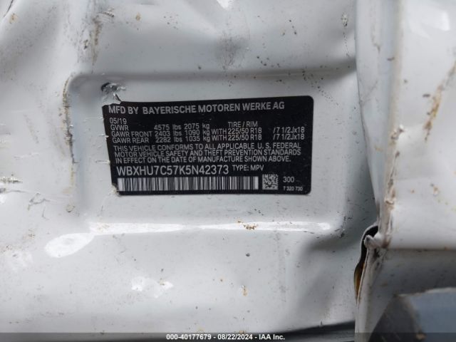 WBXHU7C57K5N42373 BMW X1 Sdrive28i