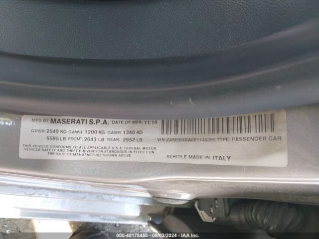 ZAM56RRA0F1145395 Maserati Quattroporte S Q4