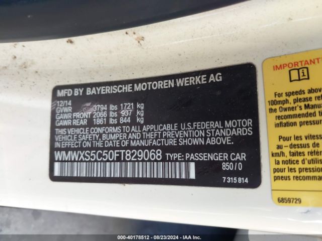 WMWXS5C50FT829068 Mini Hardtop Cooper
