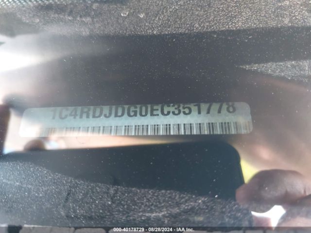 1C4RDJDG0EC351778 Dodge DURANGO LIMITED