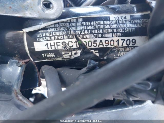 2005 HONDA VT1100 1HFSC18005A901709 Photo 9