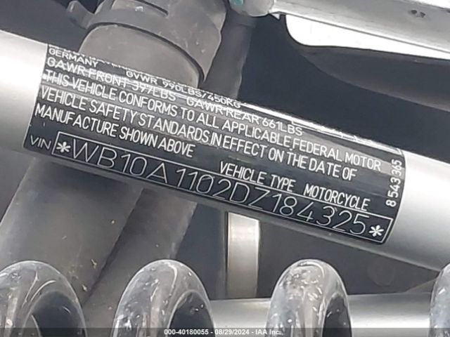 2013 BMW R1200 WB10A1102DZ184325 Photo 9