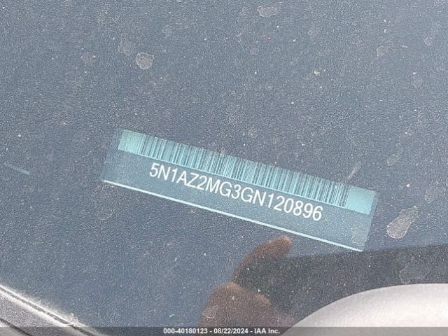 5N1AZ2MG3GN120896 Nissan MURANO SL