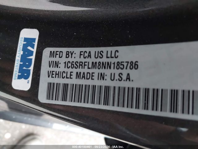 1C6SRFLM8NN185786 RAM 1500 Rebel  4x4 5'7 Box
